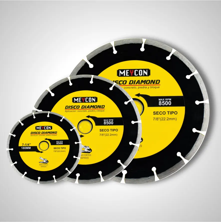 DISCO CONCRETO DIAMAN. 6" SEGMENTADO 150 MEYCON