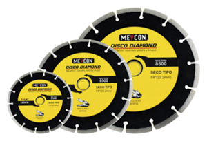DISCO CONCRETO DIAMAN.7 1/4" SEGMENTADO 180 MEYCON