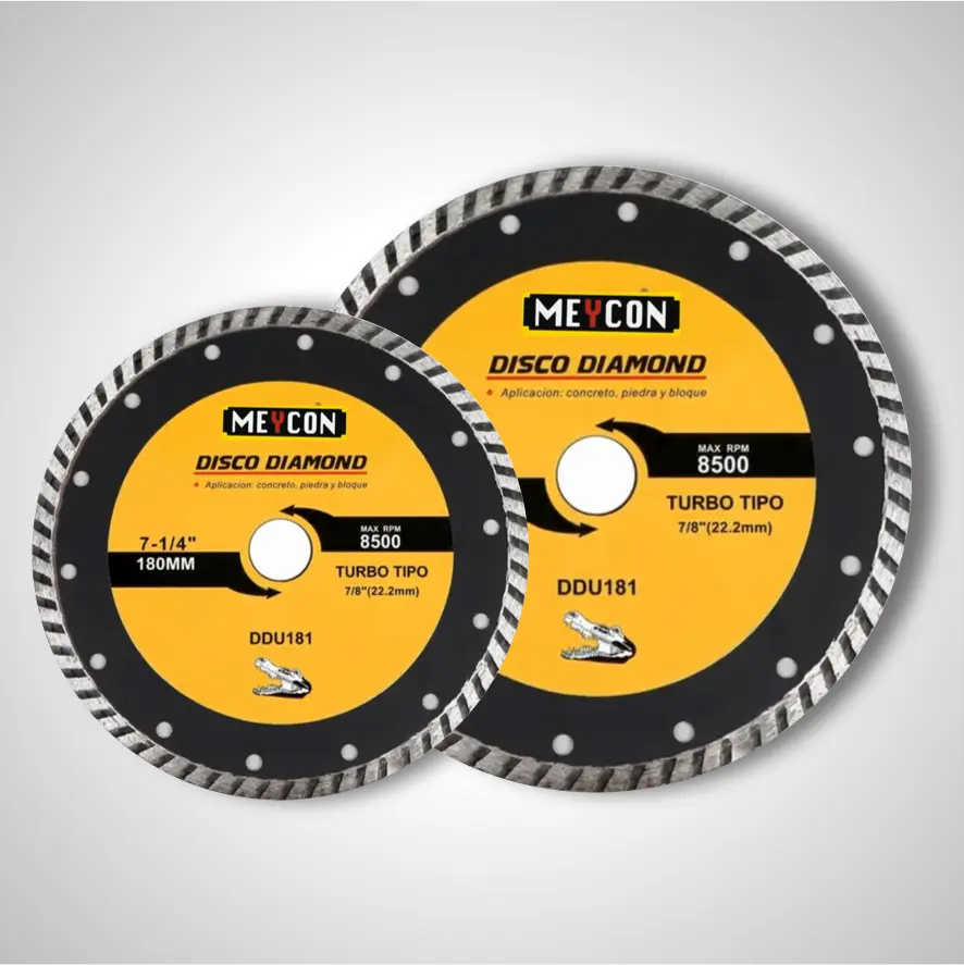 DISCO CONCRETO TURBO 7" 180 MEYCON