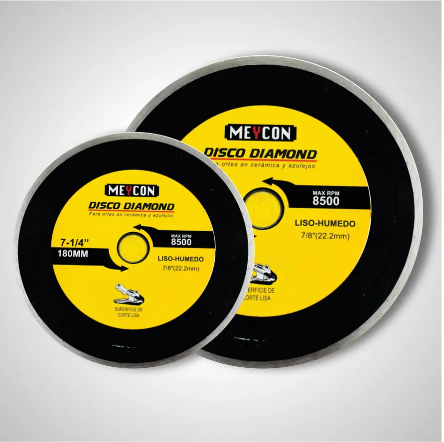 DISCO MAYOLICA DIAMAN.7 1/4" LISO CONTINUO 180 MEYCON