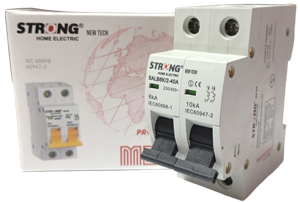 TERMOMAGNETICO PROTECTION 2P 32A STRONG