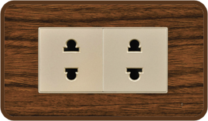 TOMA DOBLE MADERA DOGEC