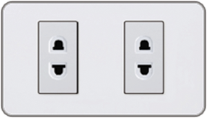 TOMA DOBLE BLANCO DOGEC