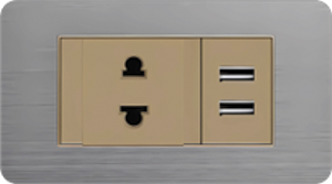 TOMA Y USB SILVER GOLD DOGEC