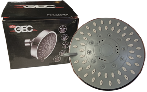 [GR02-0265] CABEZA DUCHA 4" GEO C/R