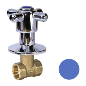 LLAVE DUCHA MOD.CRUZ AZUL GENESIS