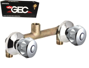 MESCLADORA DUCHA 8" C/UNI MOD.PLATINO DOGEC