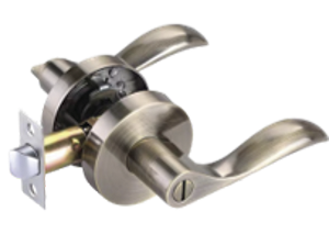 [FE03-0617] CERRADURA DE MANIJA BRONCE ANTIGUO DOGEC