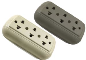 TOMA OVAL TIERRA X 3 GRIS ULTRA