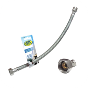 CHICOTE LAVAMANO METAL 1/2 X 40-C&A