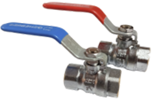 LLAVE DE PASO METAL AZUL 1/2 GENEBRE