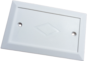 [GR17-1276] TAPA CIEGA RECTANGULAR PVC