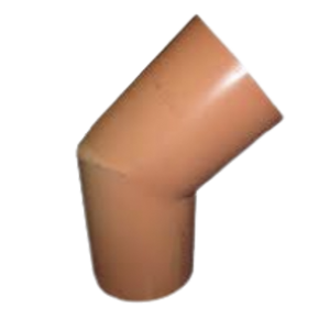 [TU05-1727] CODO 6 X 45° NARANJA