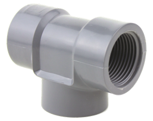 TEE PVC CR 1 1/2 PVC