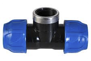 TEE HDPE 63 ADAPTADOR