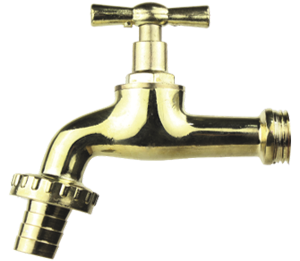 PILON JARDIN BRONCEADO LISO-C&A 