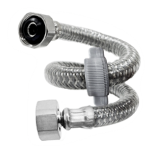 CHICOTE LAVAMANO POLI 1/2 X 1/2 METUSA