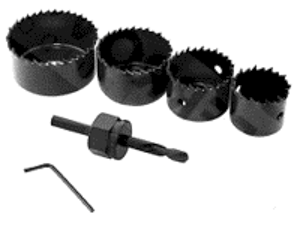 JUEGO DE SIERRA DE COPA P/MADERA X6PCS EUROTOOLS