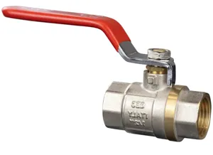 LLAVE DE PASO ROJO EDUARDO 1/2"