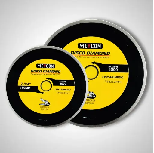 [AB03-0050] DISCO MAYOLICA DIAMAN.7 1/4" LISO CONTINUO 180 MEYCON