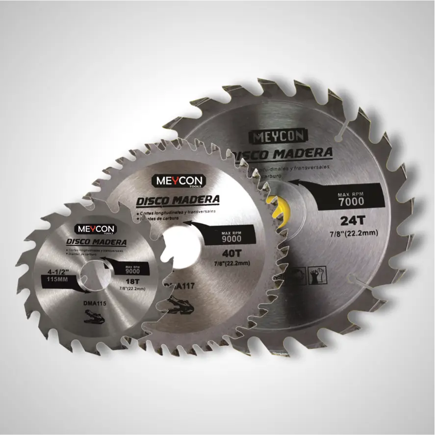 DISCO MADERA 4" 115 40TPI MEYCON