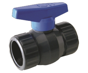 [GR15-0410] VALVULA PASO 1" PVC DUKE