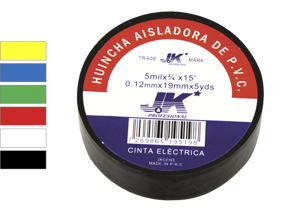 [AD01-0752] CINTA ELECTRICA 8 YDS JK AMARILLO 