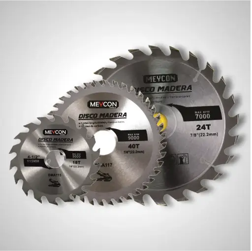 [AB03-0047] DISCO MADERA 7 " 180 24TPI MEYCON